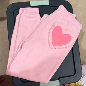 Sugar Thrillz Pink Heart Joggers